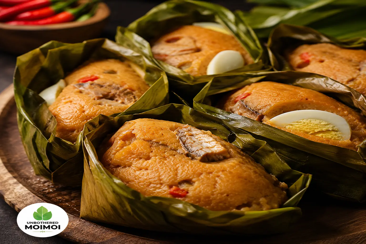 Freshly steamed moimoi